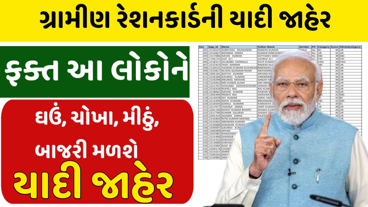 Ration Card Gramin List