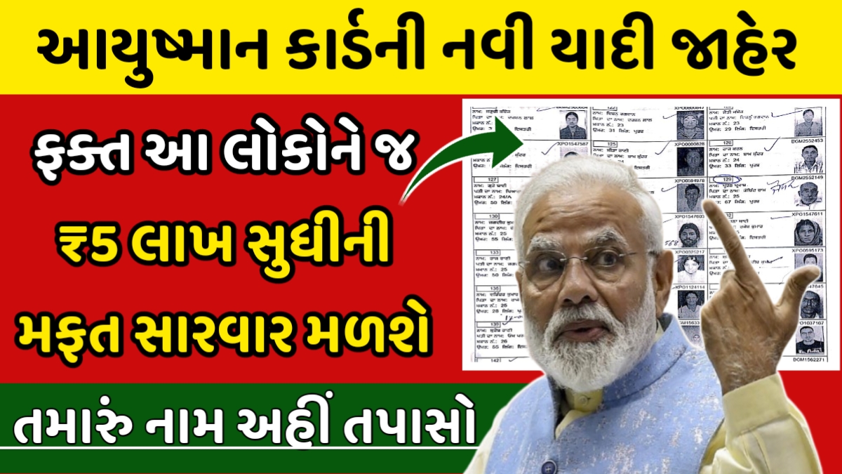 Aayushman Card New List