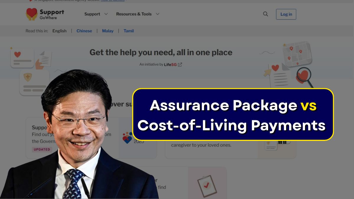Assurance Package vs Cost-of-Living Payments