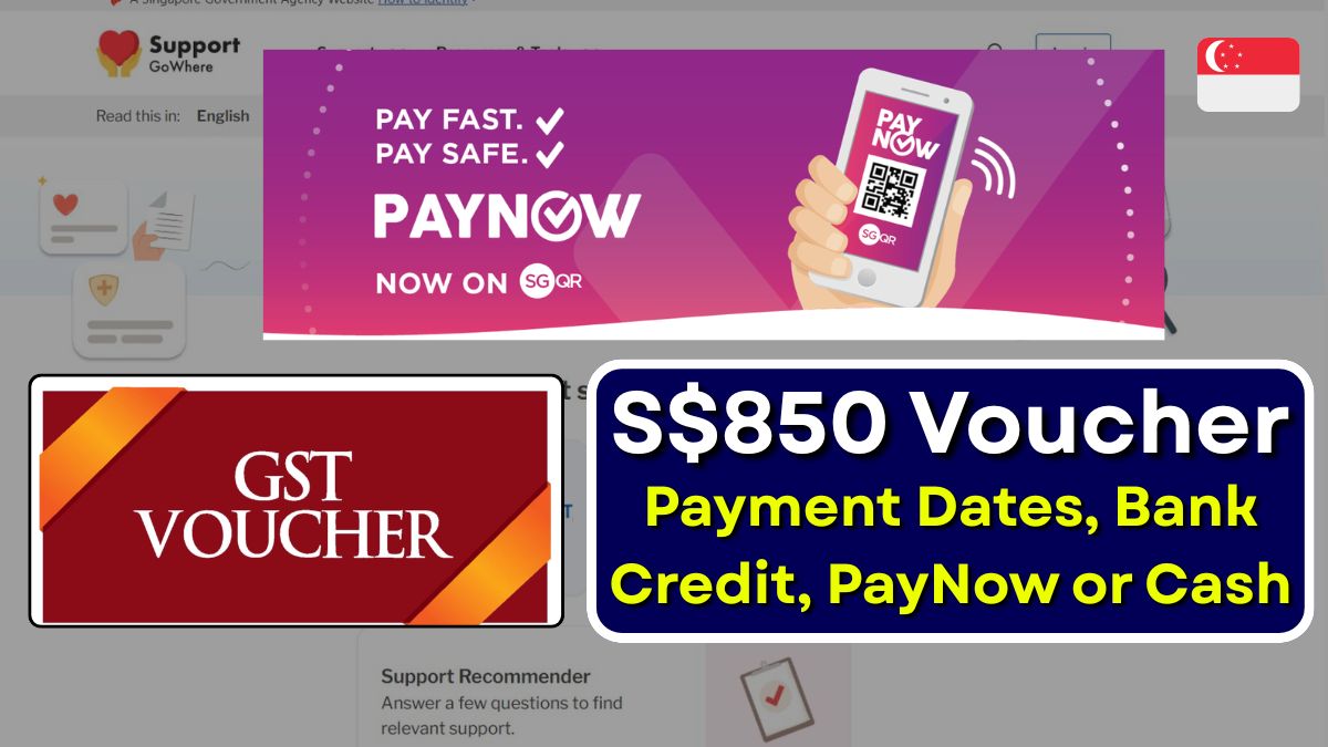 S$850 GST Voucher