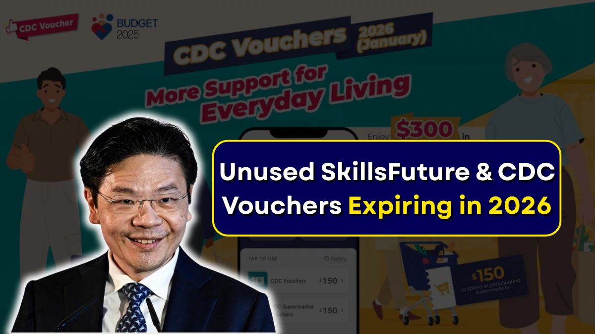 Unused SkillsFuture & CDC Vouchers Expiring in 2026
