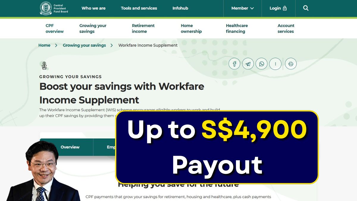 Workfare Income Supplement 2026 Singapore